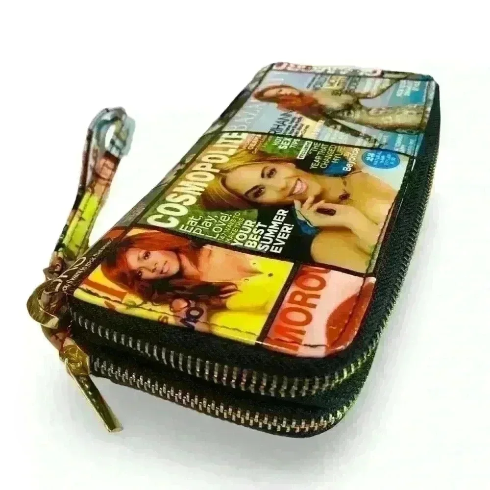 Beyoncé WALLET FASHION MAG COVERS RARE Beyoncé Rihanna Janet NWT